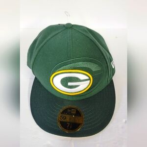 New Era 59Fifty NFL On-Field Sideline Collection Green Bay Packers Hat Cap 7 3/8